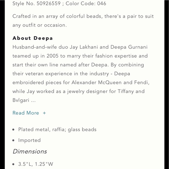 Anthropologie Earrings NWT - Picture 7 of 7